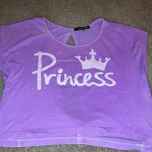 Lavender Miami Style Princess Top